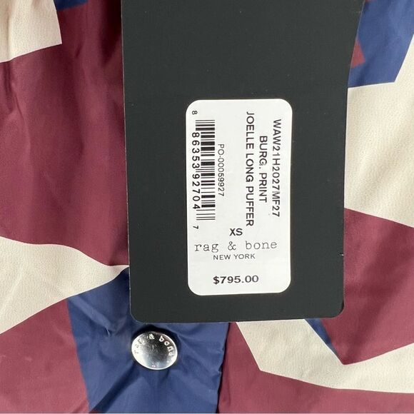 Rag & Bone Joelle Print Puffer Coat - Picture 9 of 10